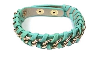 Geflochtenen Bracelet Mint (1 Stk.)