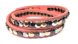 Ibiza-Style Armband Lachsfarwen (1 Stk.)