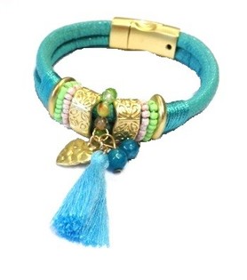 Ibiza-Armband am Tierkiss (1 Stk.)