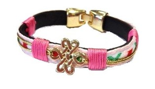 Rosa Ibiza-Style Bracelet (1 Stk.)