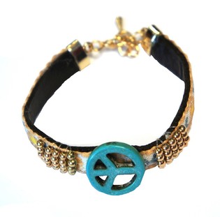 Ibiza Look Armband Cr&egrave;me (1 Stk.)