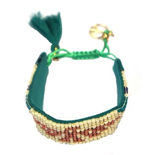Armband am Ibiza-look Petrol (1 Stk.)