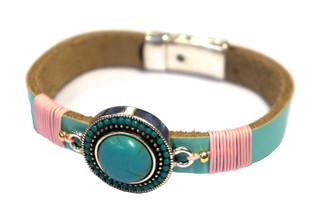 Armband mat Stee (1 Stk.) - Ibiza-Look