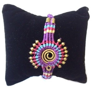 Ibiza Look Bracelet Purpur (1 Stk.)