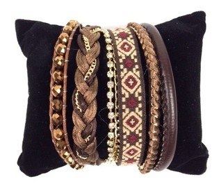 Ibiza Look Armband Braun (1 Stk.)