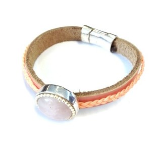 Rosa Bracelet mat Stee (1 Stk)