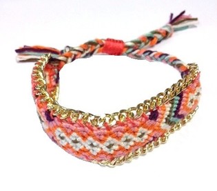 Geflochtenen Armband Multicolor (1 Stk.)
