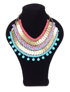 Halskette Turquoise-Rosa (1 Stk.)