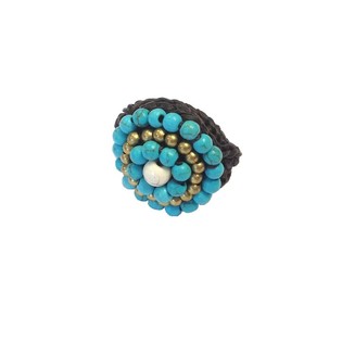 Ibiza-Style Rank mat engem T&uuml;rkis-Steen (1 Stk.)