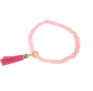 Rosa Ibiza-Armband (1 Stk.) - Grousshandel