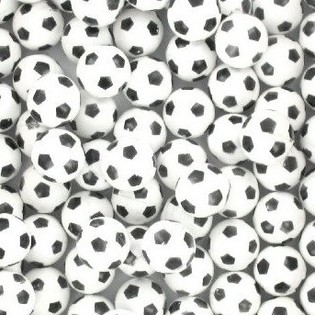 SPRANGBALL FUSSBALL 3 CM (100 Stk.)