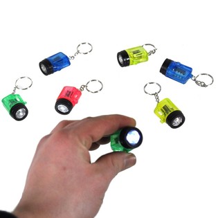 Miniat&uuml;r T&auml;scheluuchten Schl&euml;sselh&auml;nger (96 Stk)