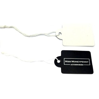 Bijouslabel "Miss Moneypenny" mat Schnouer (100 Stk)