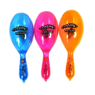 Liichtend Sambab&auml;ll (12 Stk.) - LED Maracas Grousshandel