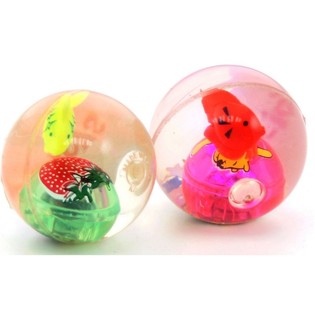 Transparent Flummise mat Figurenn (36 Stk.)