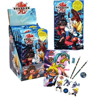 GROUSSE BAKUGAN SCHOUL CADEAU SET AM DISPLAY (12 Stk.)