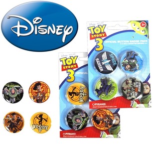 4-deelege Disney Toy Story Button Set (24 St.)