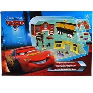 DISNEY - MEGA GROUSST CARS HOLZSET "MAACH D&Auml;I EECHENT CARS SET"