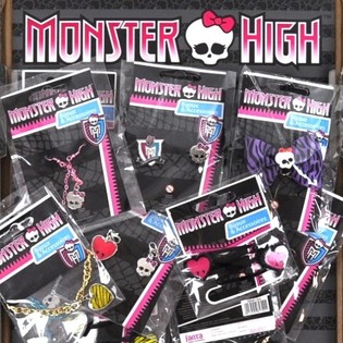 MATTEL MONSTER HIGH - MEGA GL&Eacute;CKSK&Euml;SCHT MIX: BIJOUTERIE & ACCESSOIREN (100 St.)