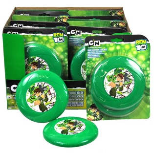 2-deeleg BEN10 Frisbee Set op Kaart (20 Stck.)