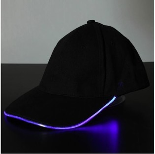 LIICHTEND LED MUTZ / PARTY CAPS - FAARF: PURPLE (12 Stk.)