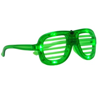 SHUTTER SHADES BR&Euml;LLER MAT LED-BELEUCHTUNG - FAARF: GR&Eacute;NG (12 Stk.)