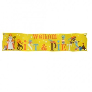 W&Euml;LLKOMM SINT & PIET BANNER XXL 300 X 60 CM (7 Stk.)