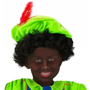 Zwarte Pieten Barett fir Kanner - Sinterklaas Mutz (20 St&eacute;ck)