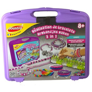 JOUSTRA MEGA BRACELETTEN MAACHEN KOFFER 3 AN 1 (2 St.)