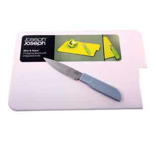 JOSEPH JOSEPH - SCHNEIDBRET SLICE & STORE MAT INTEGRIERTEM MESSER (1 Stk.)