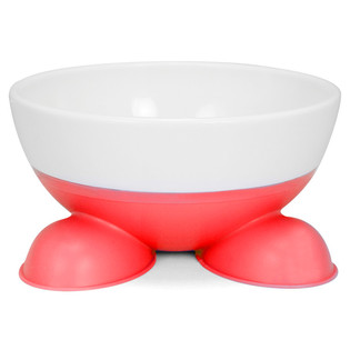 HEADCHEFS - Kanner Fr&uuml;hst&uuml;cksschossel op Silikonf&eacute;iss - Rosa (1 Stk.)