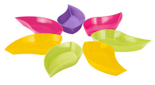 Zak! Designs Flora Blat Snackset, 7-deeleg (1 Set)