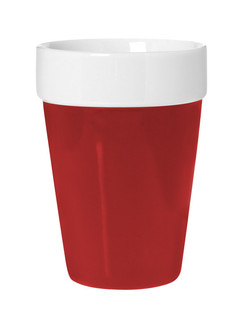 Qdo Thermo-Becher aus Porzelan duebelwandeg (1 Stk.)