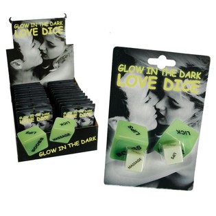 Glow in the Dark Sex Wierfel am Display (24 Stk.)