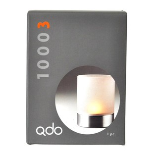 QDO - K&auml;erzenhaler Hurricane Edelstol / Mattglas (1 Stk.)