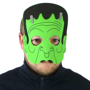 Frankenstein Mask aus Schaumstoff (6 Stk.)