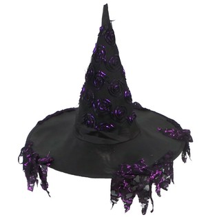 Hexenhot mat purpuren Fransen (6 Stk.)