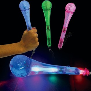 Liichtende Spillgezei-Mikrofon LED (12 Stk.)