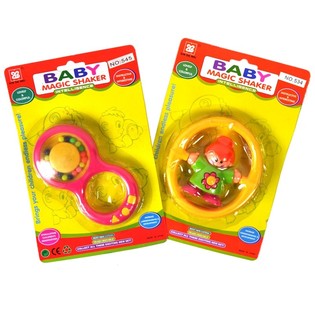 Assortie Baby-Rasselen op Kaart (12 Stk.)