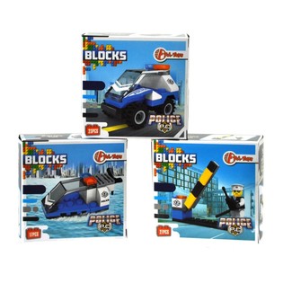 Bricks Bausteng - Police Serie (11 Stck.)