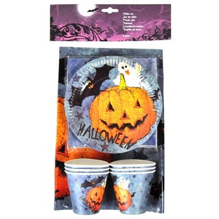 19-deelegt Halloween D&euml;schset (6 S&auml;tz)