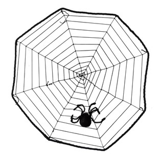 GROUSS DEKORATIOUNS-SPANNEWEB MAT SPANN (8 St.)