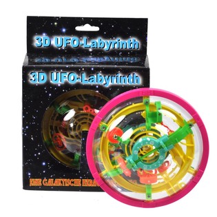 ***GADGET*** GROUSST 3D UFO LABYRINTH SPILL (3 Stk.)