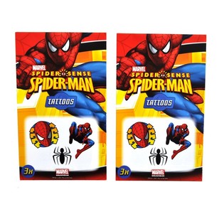 3-deeleg Marvel Tattoos - Modell: Spider-Man (50 Stk.)