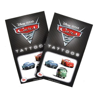 3-deelegen Disney Cars 2 Tattoo-Set fir Kanner (50 Stk.)
