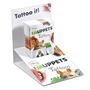 2-deeleg Disney Tattooen am Display - Modell: Muppets (50 Stk.)