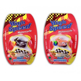 High Speed Friction Stunt-Motorrad op Kaart (24 Stk.)