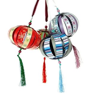 DIY Bastelset fir grouss Chr&euml;schtdagsst&auml;ren a Kugelen (12 Stk.)