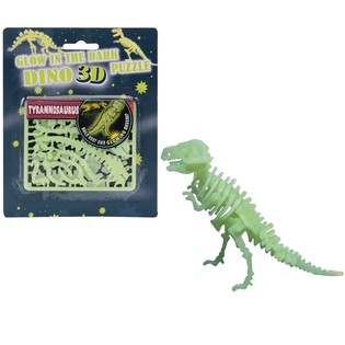 Glow in the Dark 3D Dino-Puzzelen (24 Stk.)
