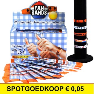 ***SPOTTB&Euml;LLEG*** HOLLAND FAN-ARMBAIND AN DISPLAY (160 Stk.)